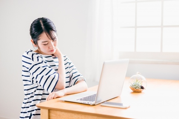 肩に違和感を感じやすい